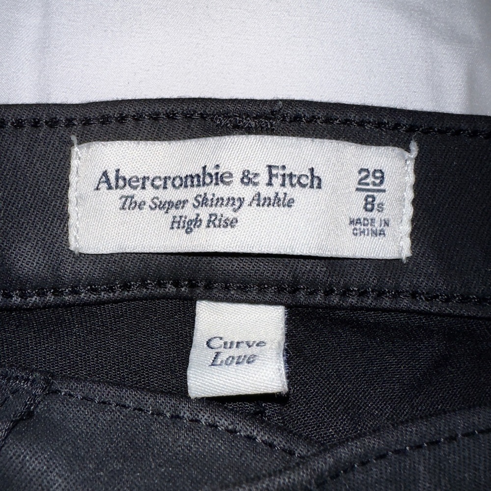 Abercrombie & Fitch The Super Skinny Ankle High Rise